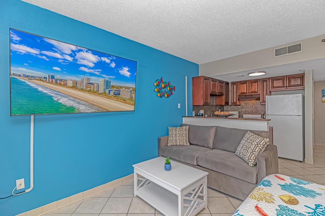 Ocean Front Studio With Panoramic Views! Palace Resort 1001 Myrtle Beach Bagian luar foto