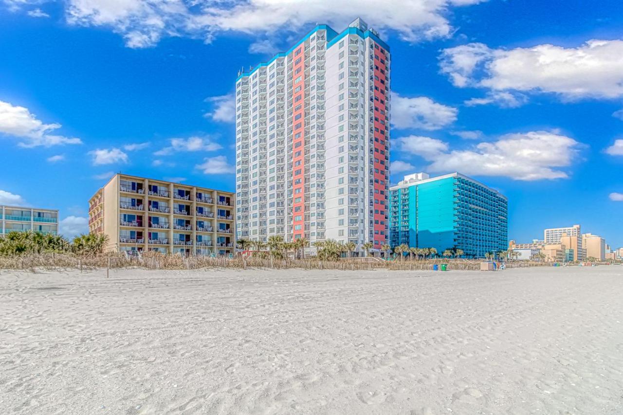 Ocean Front Studio With Panoramic Views! Palace Resort 1001 Myrtle Beach Bagian luar foto