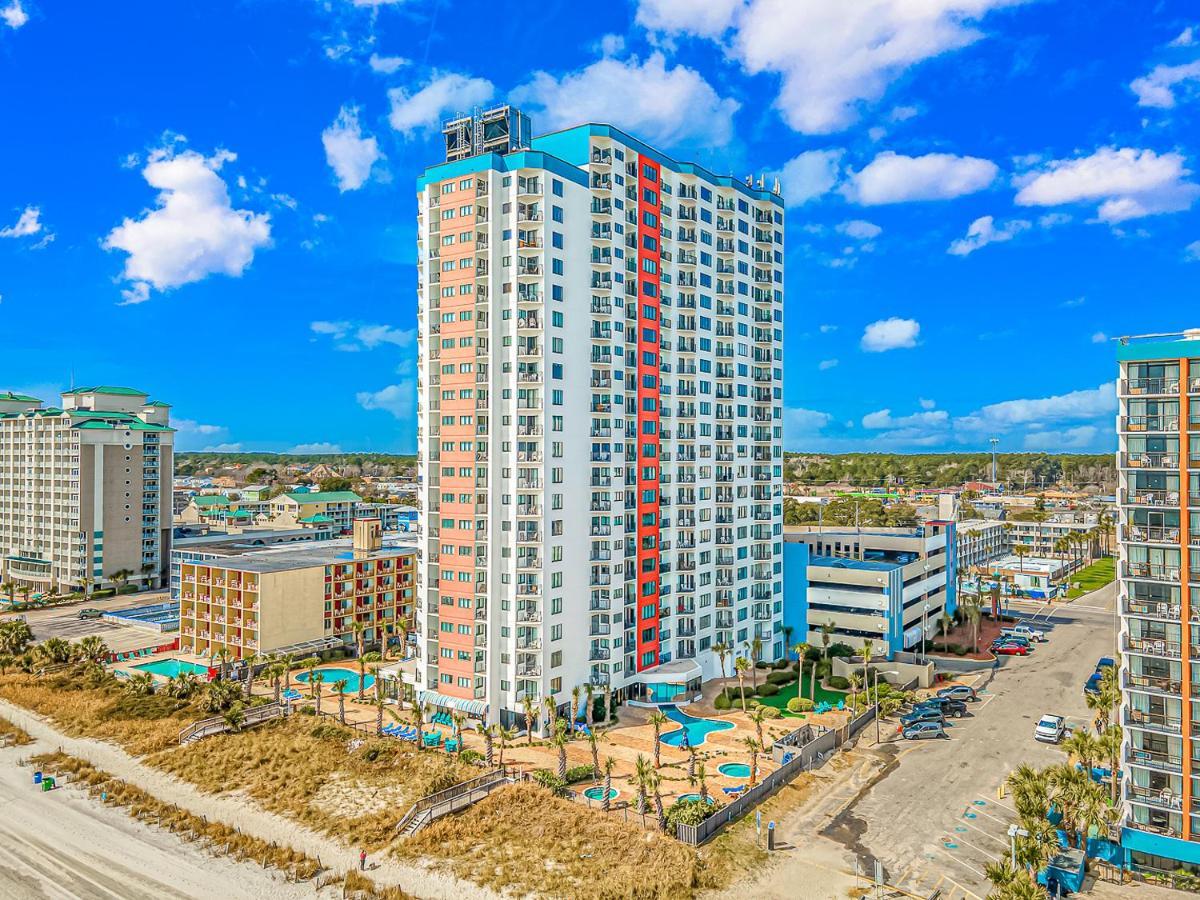 Ocean Front Studio With Panoramic Views! Palace Resort 1001 Myrtle Beach Bagian luar foto