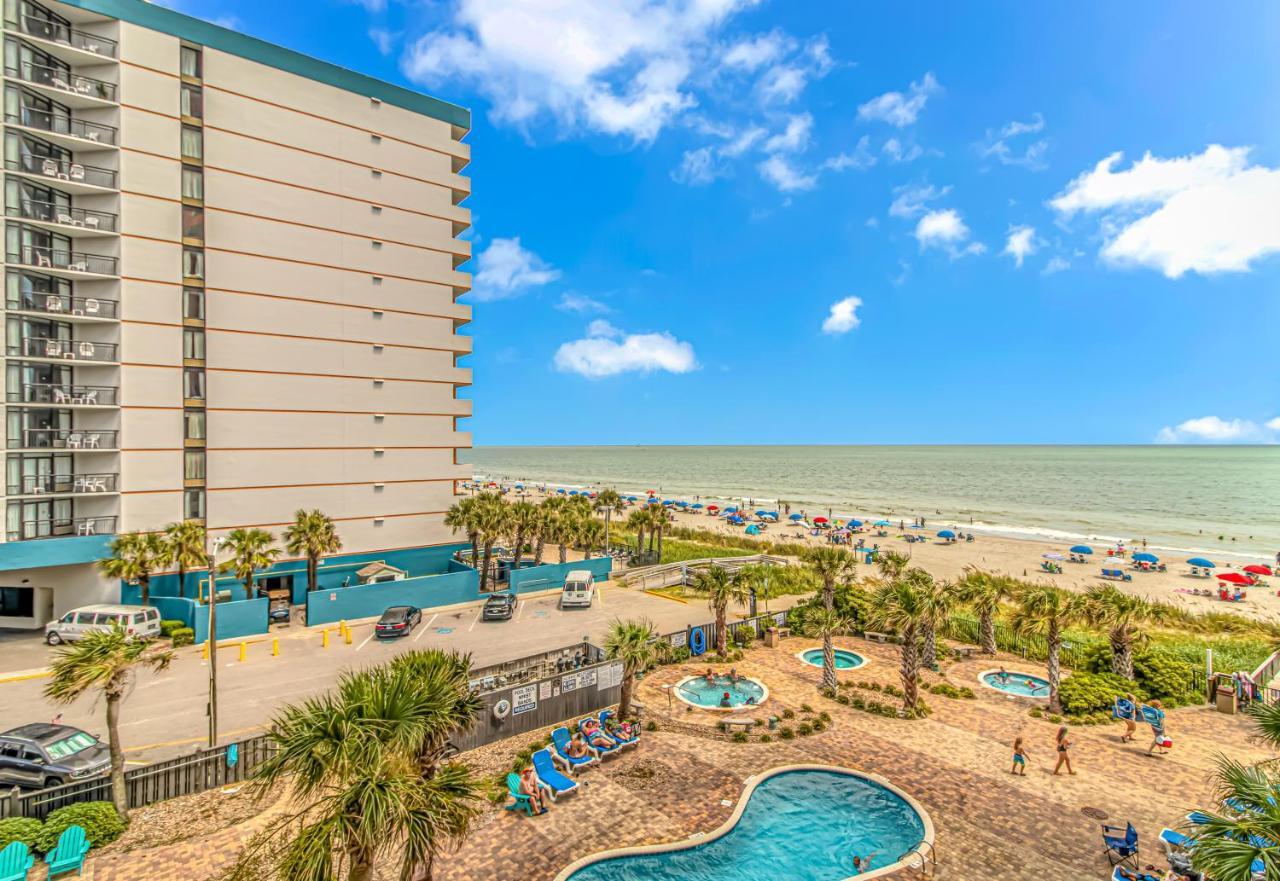 Ocean Front Studio With Panoramic Views! Palace Resort 1001 Myrtle Beach Bagian luar foto