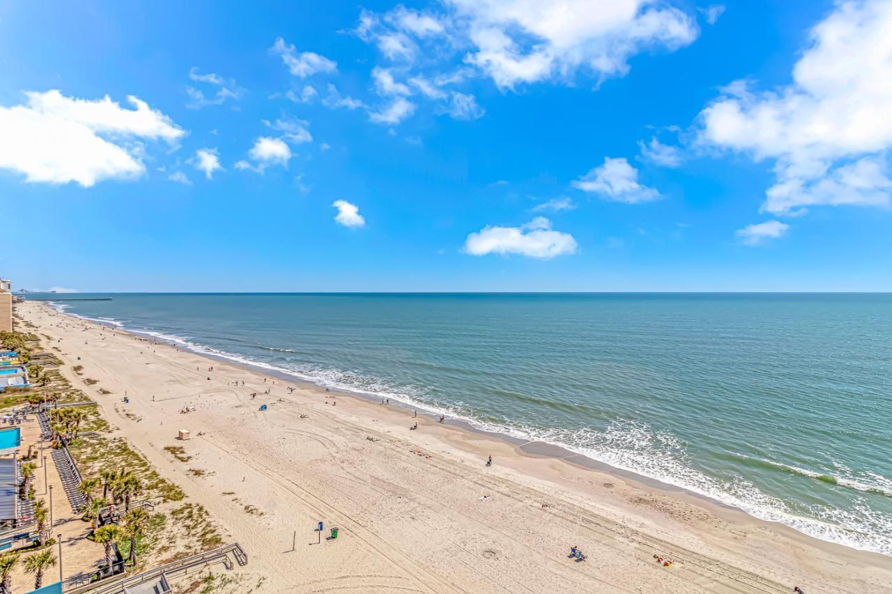 Ocean Front Studio With Panoramic Views! Palace Resort 1001 Myrtle Beach Bagian luar foto